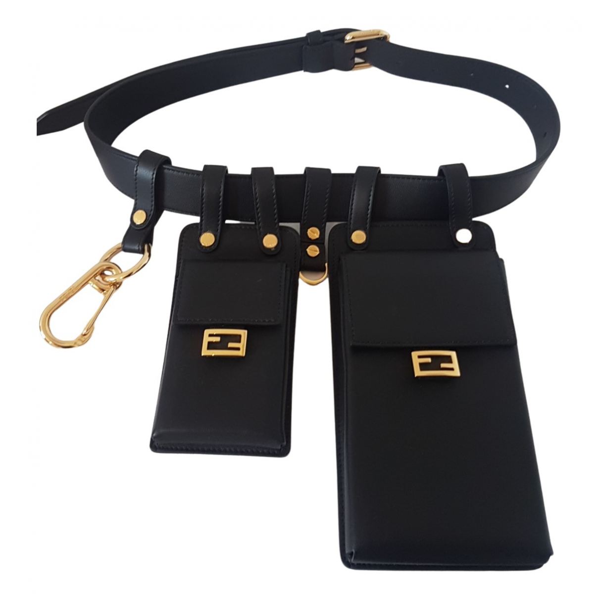 Multi-accessory belt leather belt Fendi 